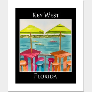 Key West Florida Umbrellas - WelshDesigns Posters and Art